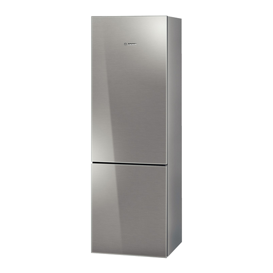 Bosch KGN36SM30 Operating Instructions Manual