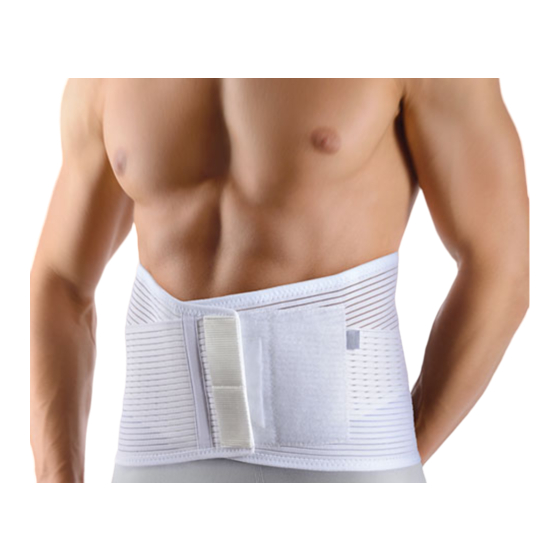 bort medical Vario Basic Back support Manual