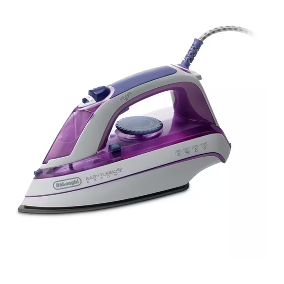 DeLonghi Easy Turbo FXK23AT Steam Iron Manuals