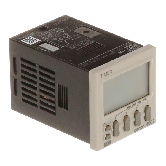 Omron H5CZ Manual