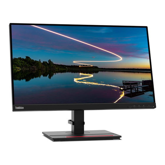 Lenovo ThinkVision T24m-20 Manual