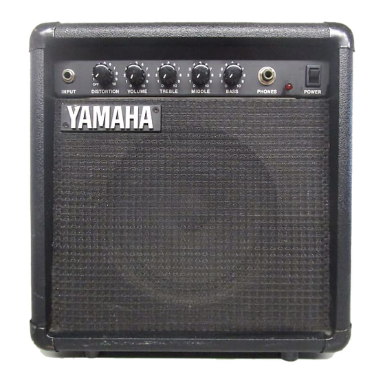 Yamaha HY-10GIII Quick Manual