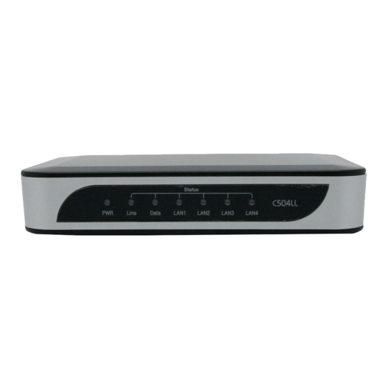 ubiquoss GE-PON ONT C504LL Installation Manual