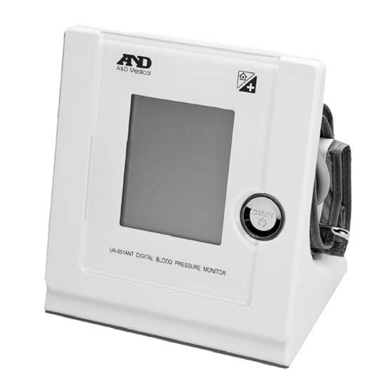 A&D UA-851ANT Instruction Manual
