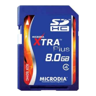 Microdia SDHC Operating Manual