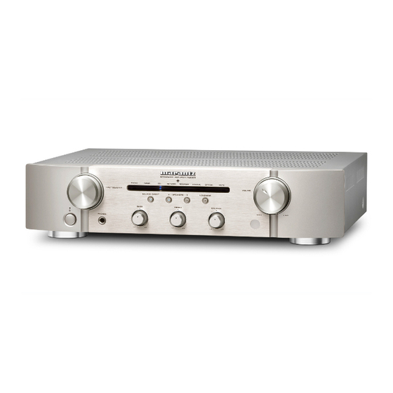Marantz PM6005 Getting Started Manual