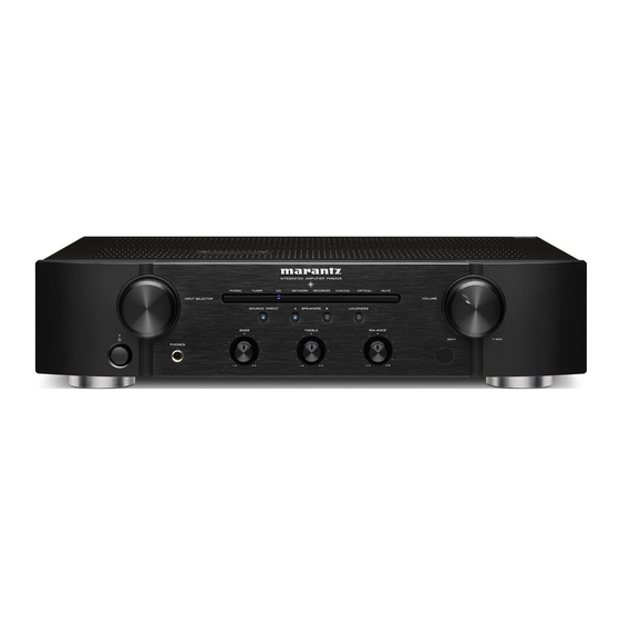 Marantz PM6005 Getting Started Manual