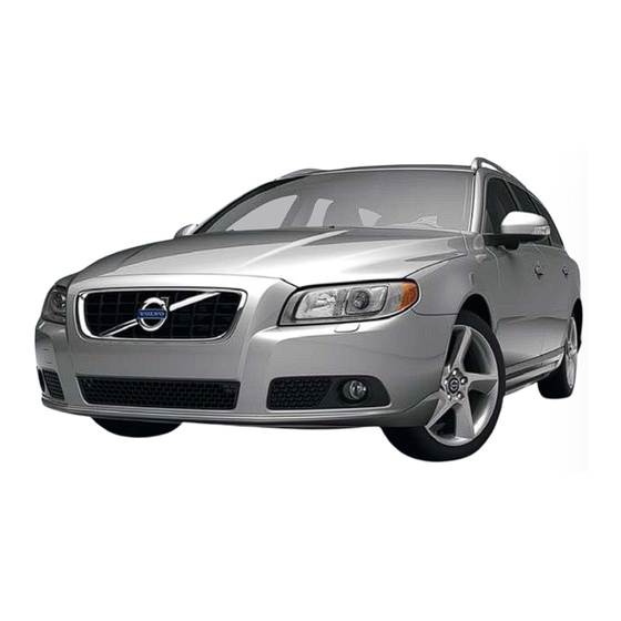 Volvo V70 2011 Quick Manual