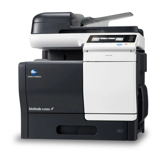 Konica Minolta bizhub C3850 User Manual