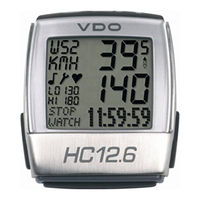 VDO Cyclecomputing HC12.6 Instruction Manual