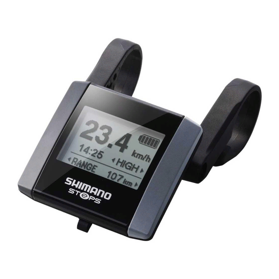 Shimano Steps E6000 Series User Manual