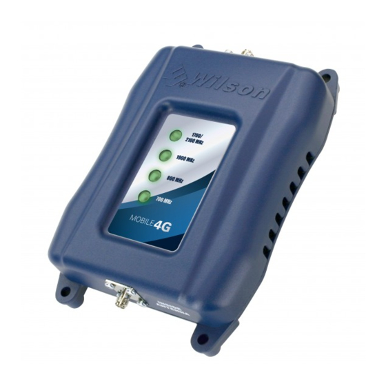Wilson Electronics Mobile 4G SmarTech III 460108 Manual