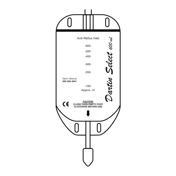 Dartin Medical Systems Dartin Select 600 ml Quick Start Manual