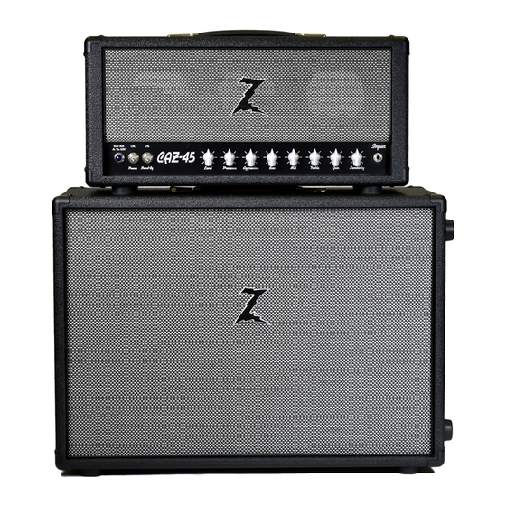 DR. Z Amplification CAZ-45 Series Manual