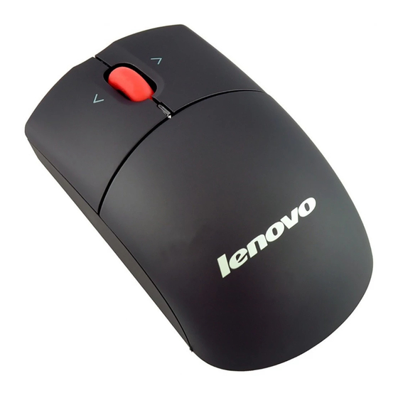 Lenovo ThinkPad USB Travel Mouse User Manual