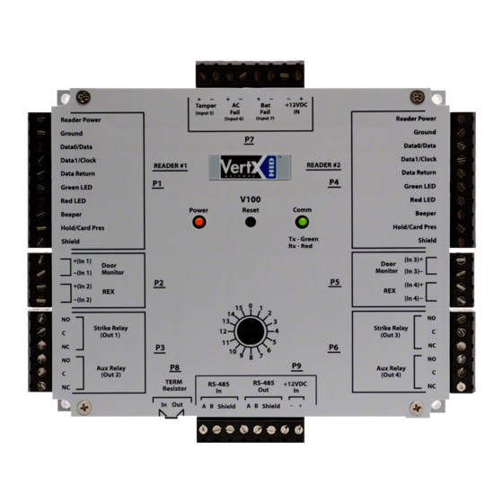 HID VertX V1000 Quick Installation Manual