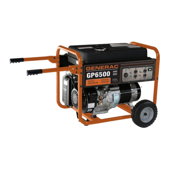 Generac Power Systems GP6500 Specifications