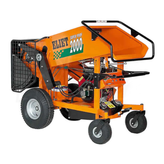 Eliet SUPER PROF 2000 Series Manual
