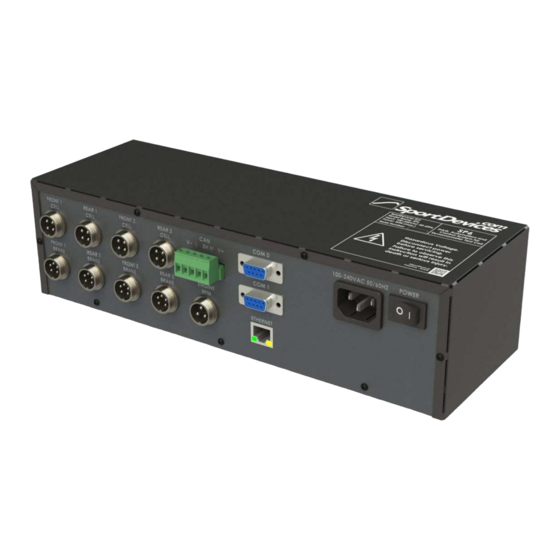 Sportdevices SP6 Installation And Setup Manual