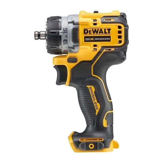 DeWalt DCD703 Original Instructions Manual
