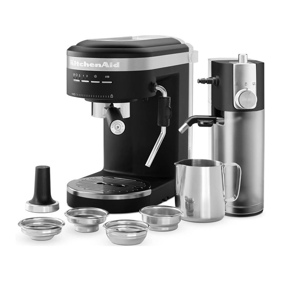 KitchenAid KES6404, KES6504 - Semi-Automatic Espresso Machine and Automatic Milk Frother Manual