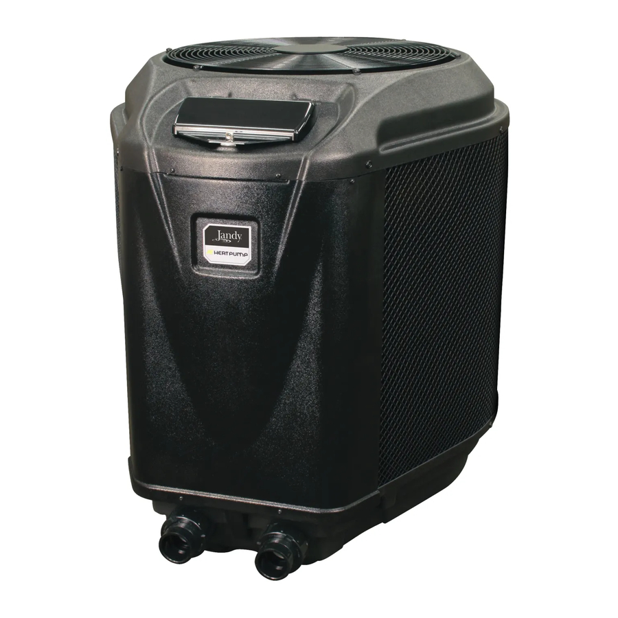 Jandy JE1500T Installation And Operation Manual