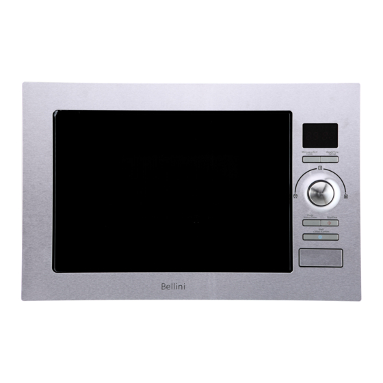 Bellini BMW625TKX Convection Microwave Manuals