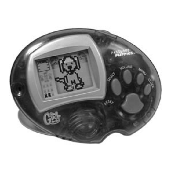 Radica Games PASSWORD PUPPIES G71026 Instruction Manual