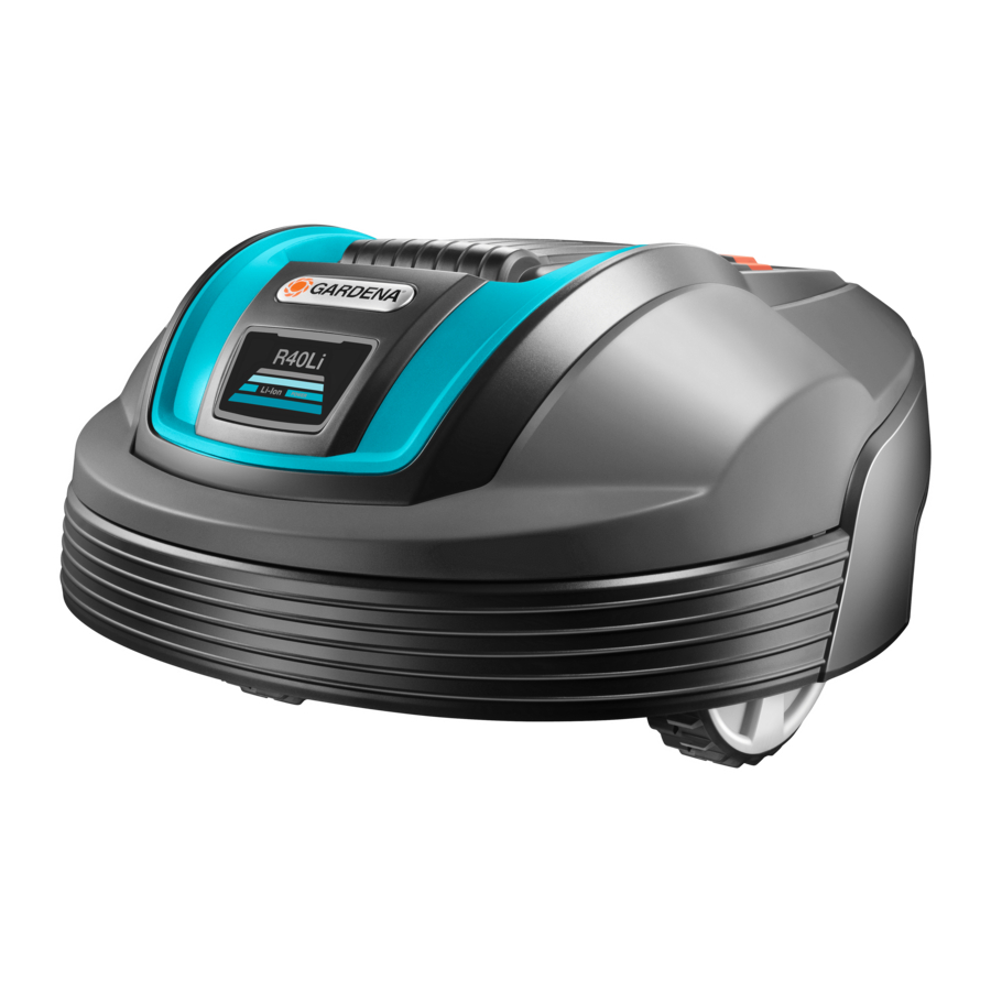 Gardena R40Li Quick Manual