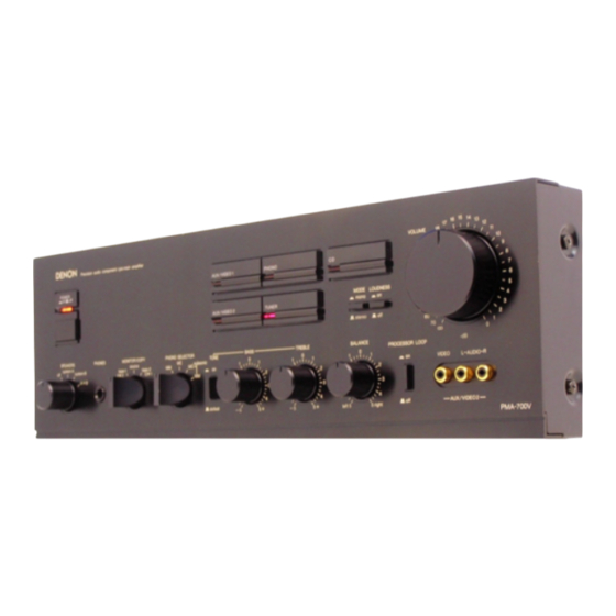 Denon PMA-700V Service Manual