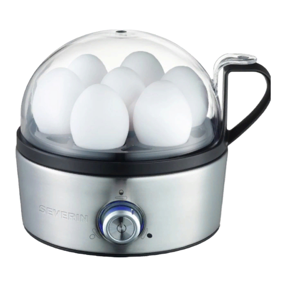 SEVERIN EK 3127 Egg Boiler Manuals