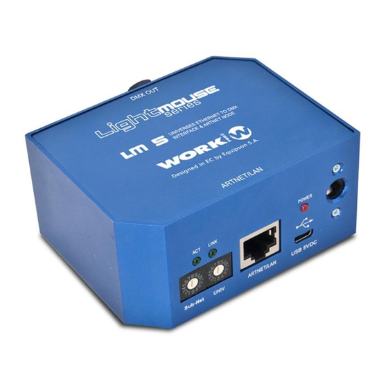 Work Pro LM 5 User Manual