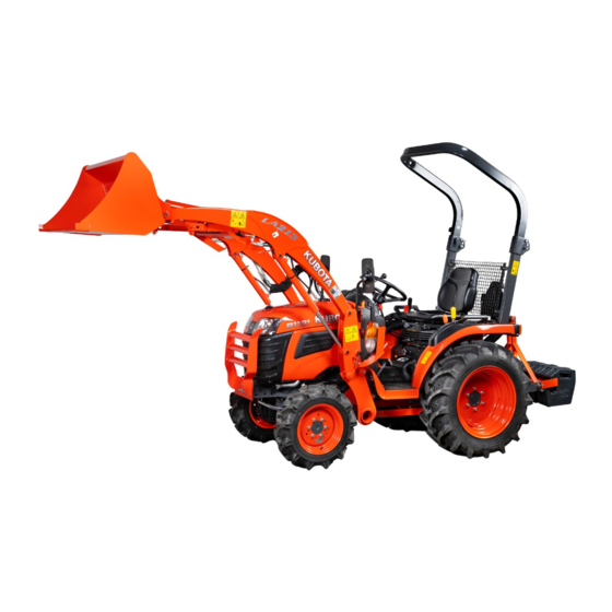 Kubota LA213 Assembly Instructions Manual