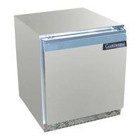 Continental Refrigerator DLUC27-SS Specification Sheet