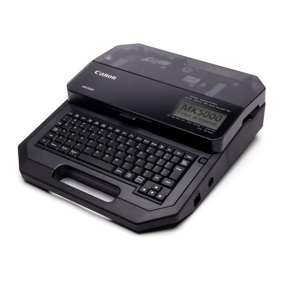 Canon MK5000 User Manual