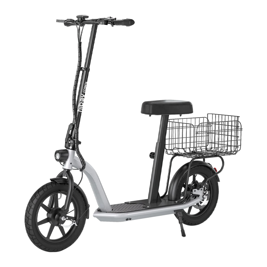 Hiboy ECOM 14 - Electric Scooter Manual | ManualsLib