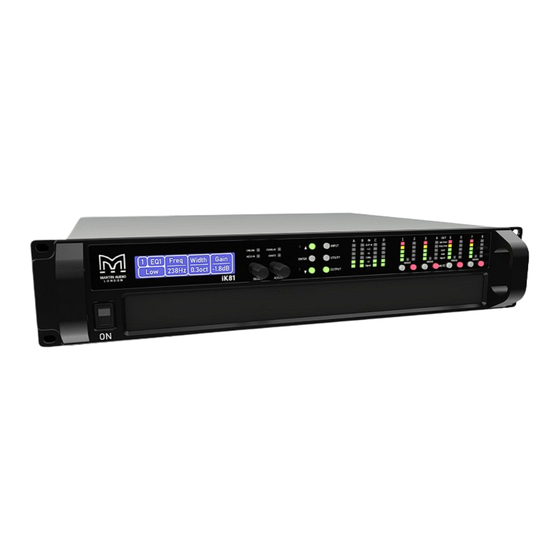 Martin Audio iK81 User Manual