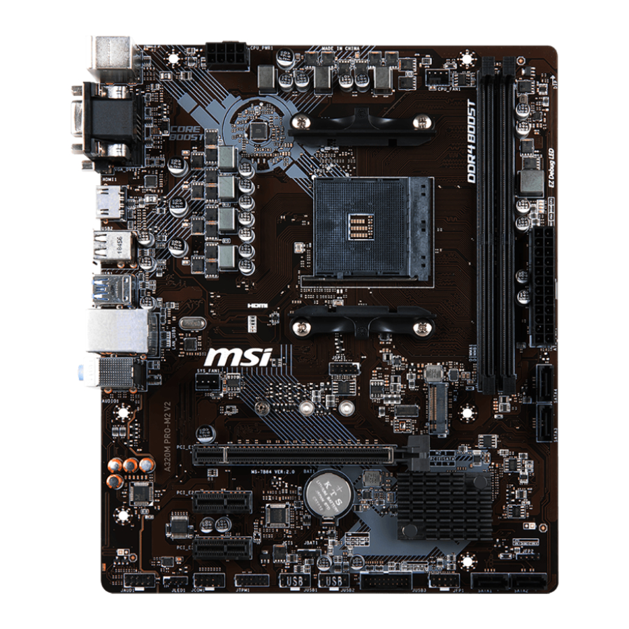 MSI A320M PRO-M2 - Motherboard Manual