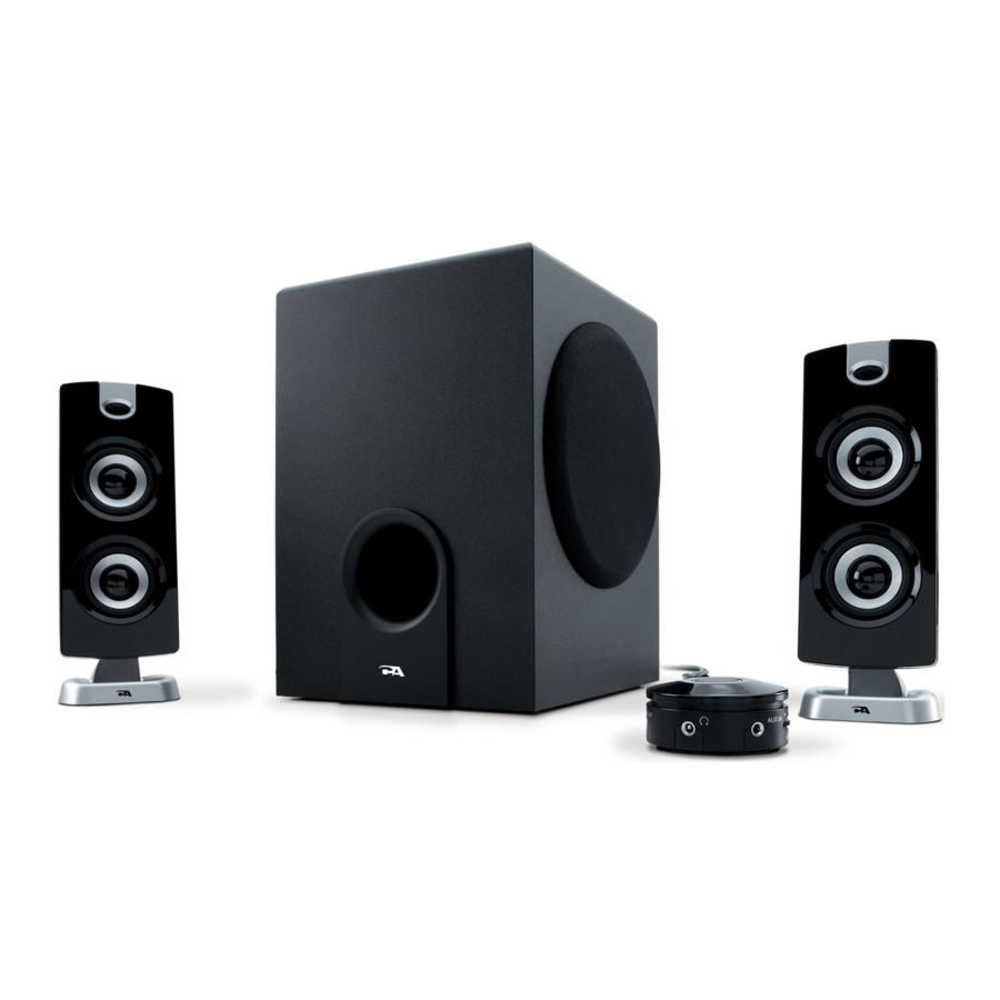 Cyber Acoustics CA-3602, CA-3610 Manual
