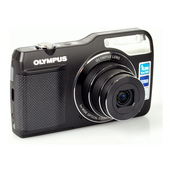 Inserting The Battery And Card - Olympus VG-170 Instruction