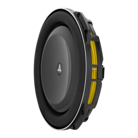 JL Audio 13TW5-3 Owner's Manual
