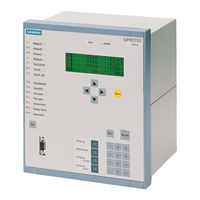 Siemens SIPROTEC 7UT633*-* P/Q series Manual
