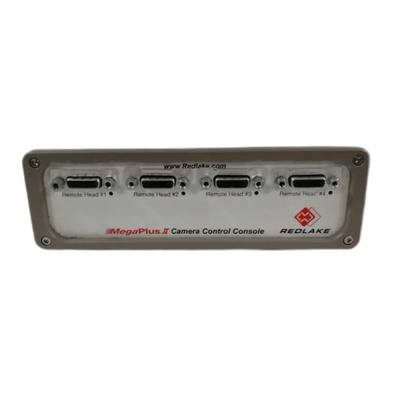 Redlake MegaPlus II Quick Start Manual
