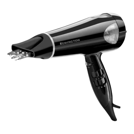 Remington hair essentials D3700 Manual