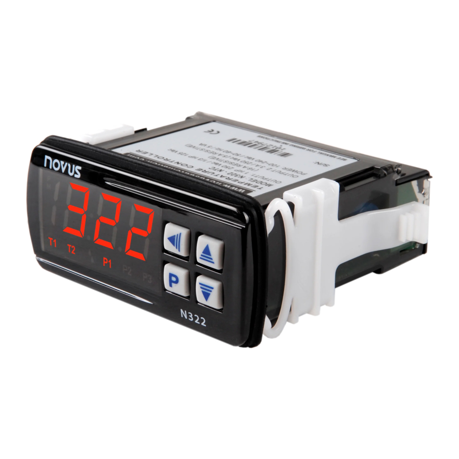 Novus N322 - Temperature Controller Manual