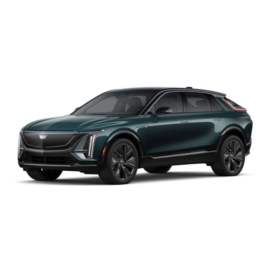 Cadillac LYRIQ 2024 Manual