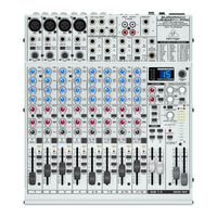 Behringer EURORACK UB2222FX-PRO Manuals | ManualsLib