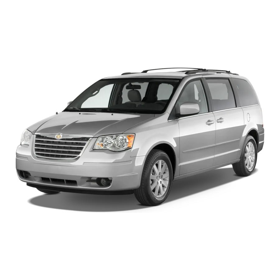 Chrysler Town & Country 2010 Owner's Manual