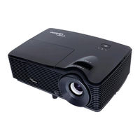 Optoma X312 User Manual