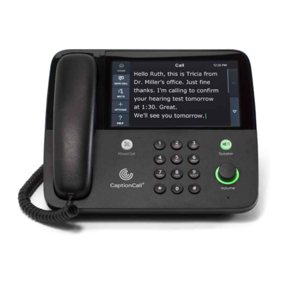 CaptionCall 67TB User Manual
